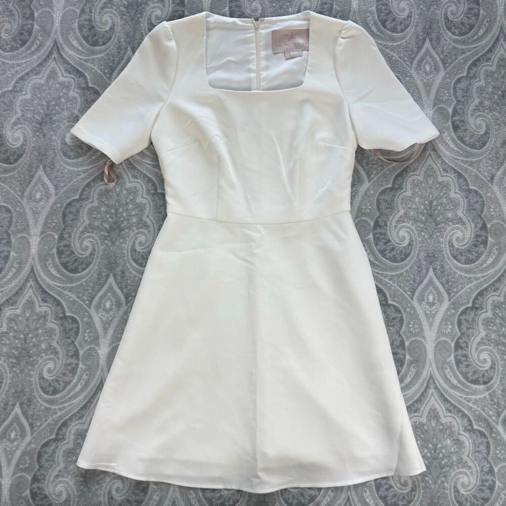 Womens Gal Meets Glam Kylie Dress Soft White